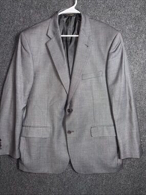 Jos. A. Bank Signature Gold 100% Wool Gray Two-Button Men's Sport‎ Coat 44R